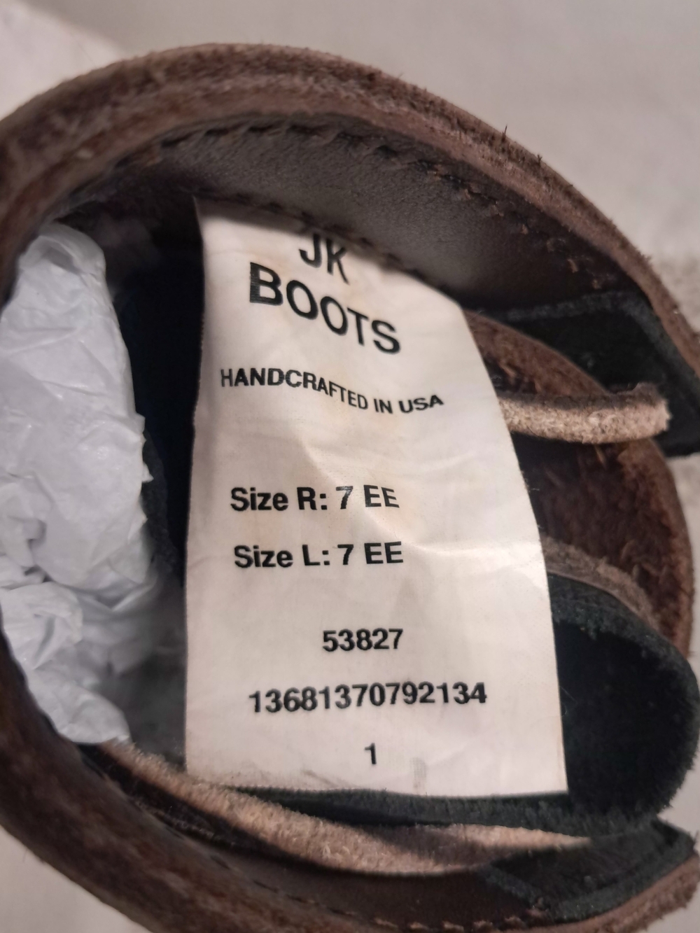 Men's JK Boots Forefront Model Size 7 Wide - Picture 2 of 9